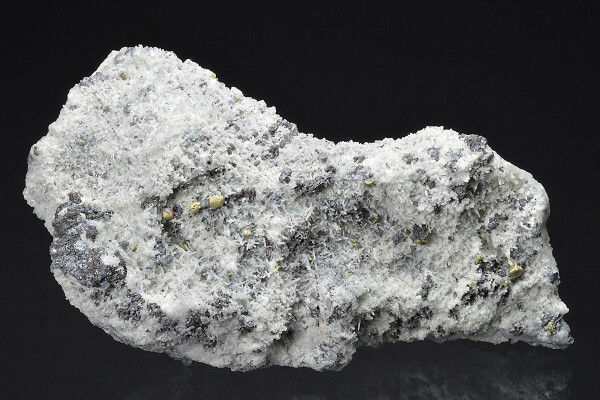 skeletal Galena, Quartz, Chalcopyrite