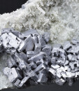 skeletal Galena, Quartz, Chalcopyrite