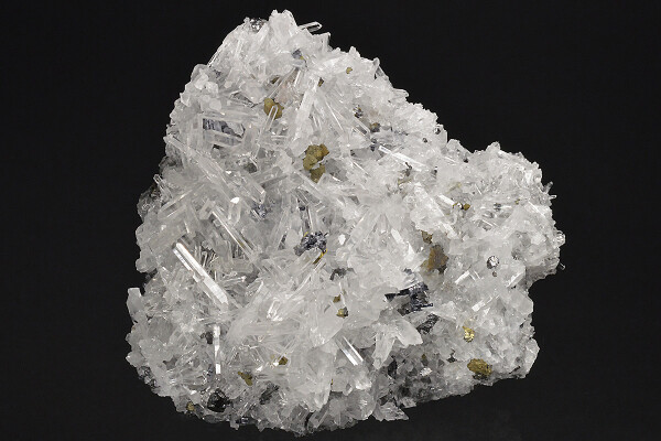 Quartz, Chalcopyrite, Sphalerite, Galena