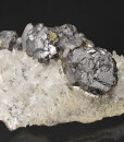 gem Sphalerite var.Cleiophane, Quartz, Chalcopyrite