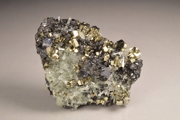 Pyrite, Sphalerite, Quartz