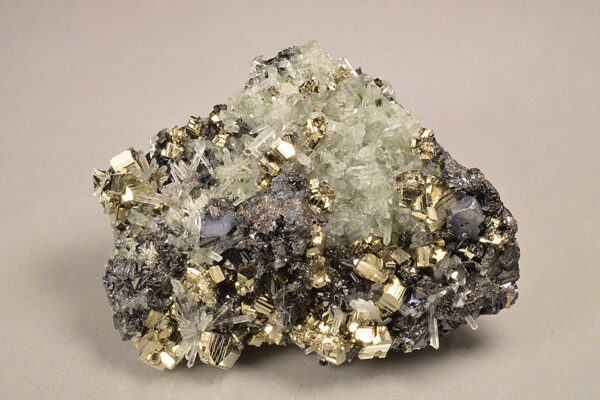 Pyrite, Sphalerite, Quartz