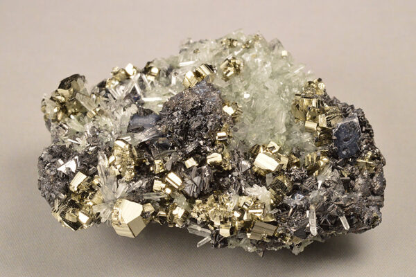 Pyrite, Sphalerite, Quartz