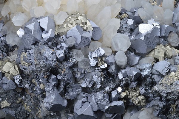 Galena, Quartz, Pyrite, Sphalerite