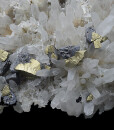 Quartz, Chalcopyrite, Sphalerite