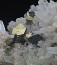 Quartz, Chalcopyrite, Sphalerite