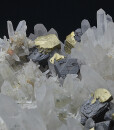 Quartz, Chalcopyrite, Sphalerite