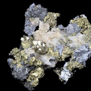 Galena, Chalcopyrite, Pyrite, Sphalerite, Quartz, Calcite