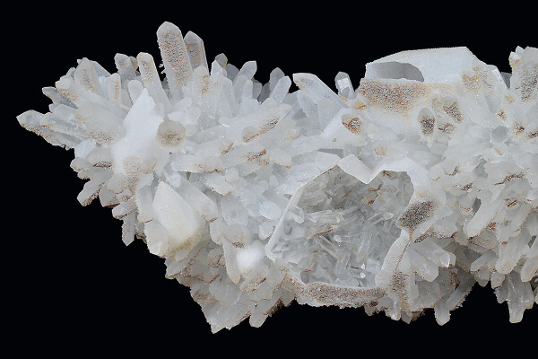 Pseudomorph after Calcite, Quartz, Siderite