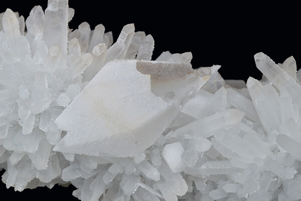 Pseudomorph after Calcite, Quartz, Siderite