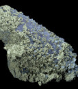 Quartz var.Amethyst, Chalcopyrite