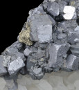Galena, Cleiophane, Chalcopyrite on Quartz