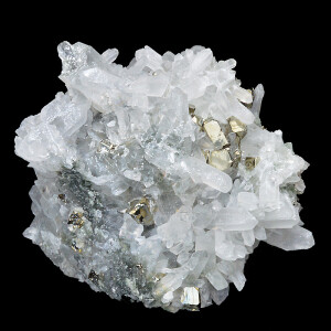 Pyrite, Quartz