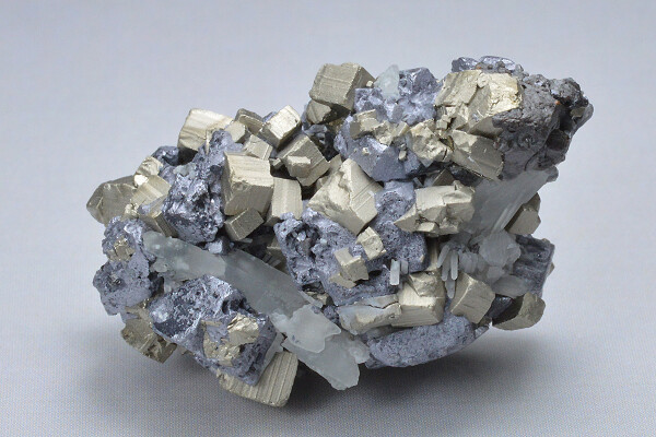 Pyrite, Galena, Quartz - floater