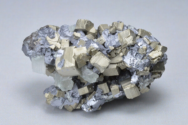 Pyrite, Galena, Quartz - floater