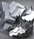 twinned and truncated Galena, gem Sphalerite var.Cleiophane