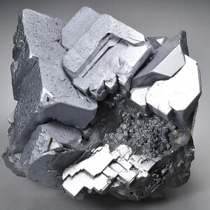 twinned and truncated Galena, gem Sphalerite var.Cleiophane