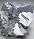 twinned and truncated Galena, gem Sphalerite var.Cleiophane
