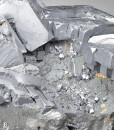 twinned and truncated Galena, gem Sphalerite var.Cleiophane