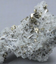 Quartz, Pyrite - floater
