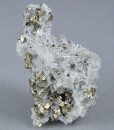 Quartz, Pyrite - floater