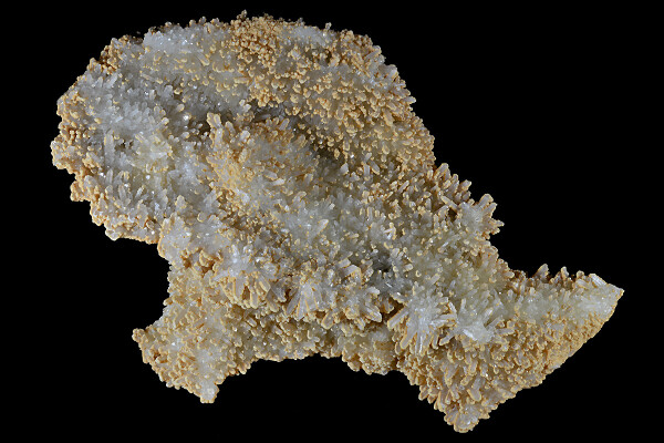 Calcite set on Quartz
