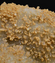 Calcite set on Quartz