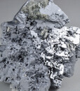 skeletal Galena, Calcite - floater