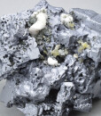 skeletal Galena, Calcite - floater