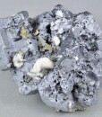 skeletal Galena, Calcite - floater