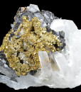 Chalcopyrite, Sphalerite, Quartz