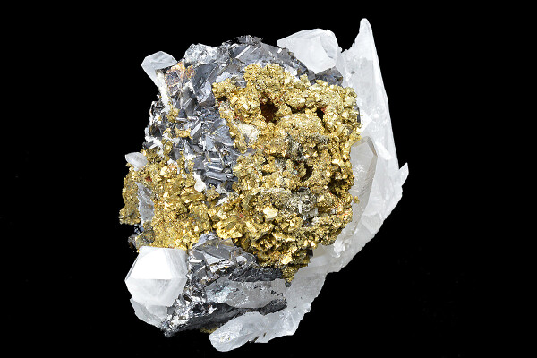 Chalcopyrite, Sphalerite, Quartz