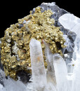 Chalcopyrite, Sphalerite, Quartz