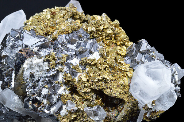Chalcopyrite, Sphalerite, Quartz