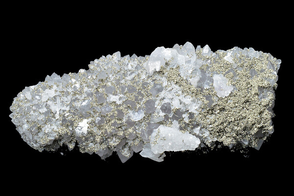 Quartz var.Amethyst, Pyrite