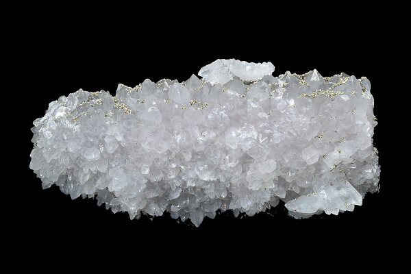 Quartz var.Amethyst, Pyrite