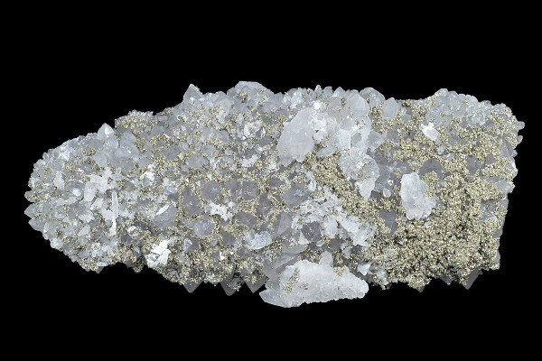Quartz var.Amethyst, Pyrite