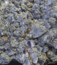 Quartz var.Amethyst, Pyrite