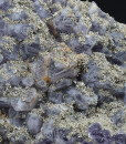 Quartz var.Amethyst, Pyrite