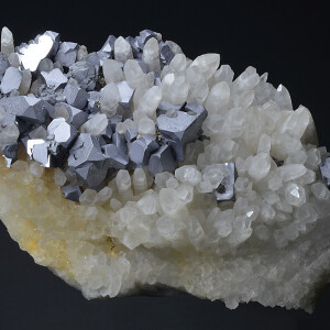 truncated Galena, Quartz, Sphalerite, Pyrite