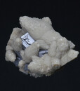 Calcite on Galena