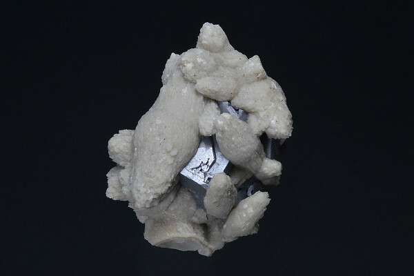 Calcite on Galena