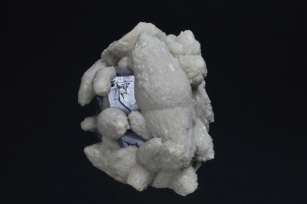 Calcite on Galena