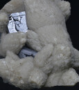 Calcite on Galena