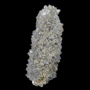Quartz var.Amethyst, Pyrite