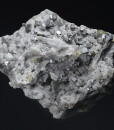 Cleiophane on Quartz, Galena, Chalcopyrite