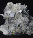 skeletal Galena, Quartz, Chalcopyrite, Sphalerite, Pyrite