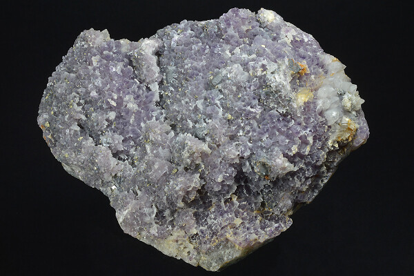 Quartz var.Amethyst, Chalcopyrite, Sphalerite, Galena