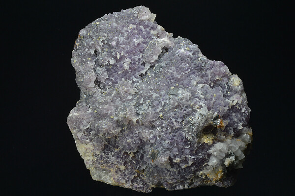 Quartz var.Amethyst, Chalcopyrite, Sphalerite, Galena