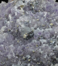 Quartz var.Amethyst, Chalcopyrite, Sphalerite, Galena